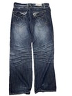 Indigo Rivet Mens Size 36x32 Distressed Denim Grunge Jeans  J2 — photo 1