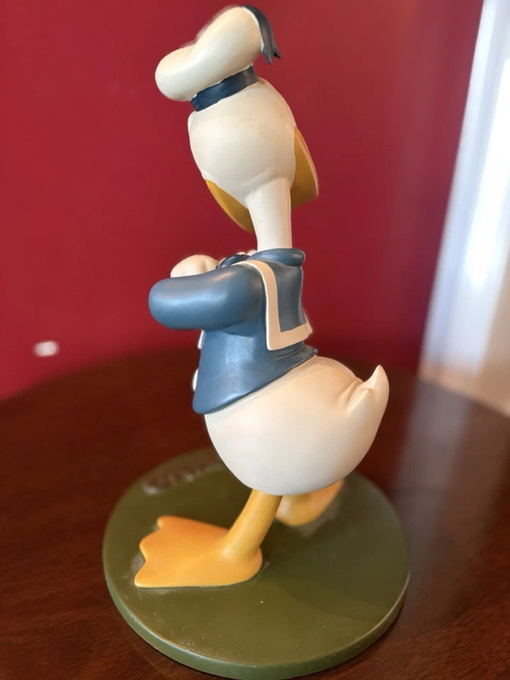 Estatua de jardín de figuras grandes del pato Donald de Disney de colección edición limitada 12,5 pulgadas Foto 3 de 4