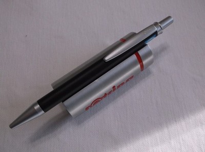 RARE ROTRING BASE LINE MATTE BLACK BALLPOINT PEN WITH LOGO