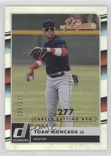 2016 Panini Donruss The Prospects Stat Line Career 130/277 Yoan Moncada #TP3 0d2