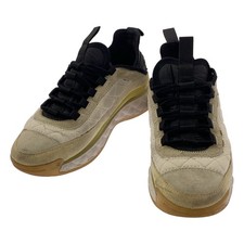 Chanel  G38501 COCOMARK Matelasse Quilted Suede SNEAKERS 37 White Used KLDR-0