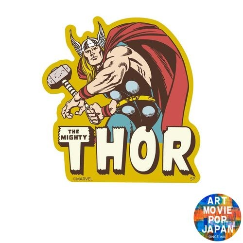 Marvel Thor Character Sticker Yellow Japan NEW | eBay
