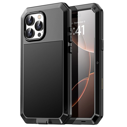 Aluminum Case for iPhone 16e 16 15 14 13 11 Pro Max Heavy Duty Shockproof Cover - Picture 12 of 17
