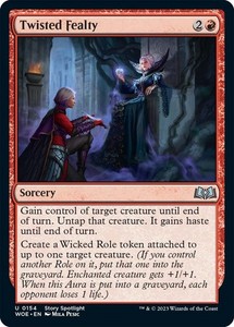 Twisted Fealty 154/515 Foil Wilds of Eldraine