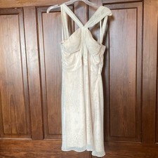 Nine West Fit & Flare Sleeveless Chiffon Animal Print Cocktail Dress Size 12