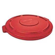 Rubbermaid Commercial Fg265400red Brute(R) 55 Gal Trash Can Lid, Flat Red,