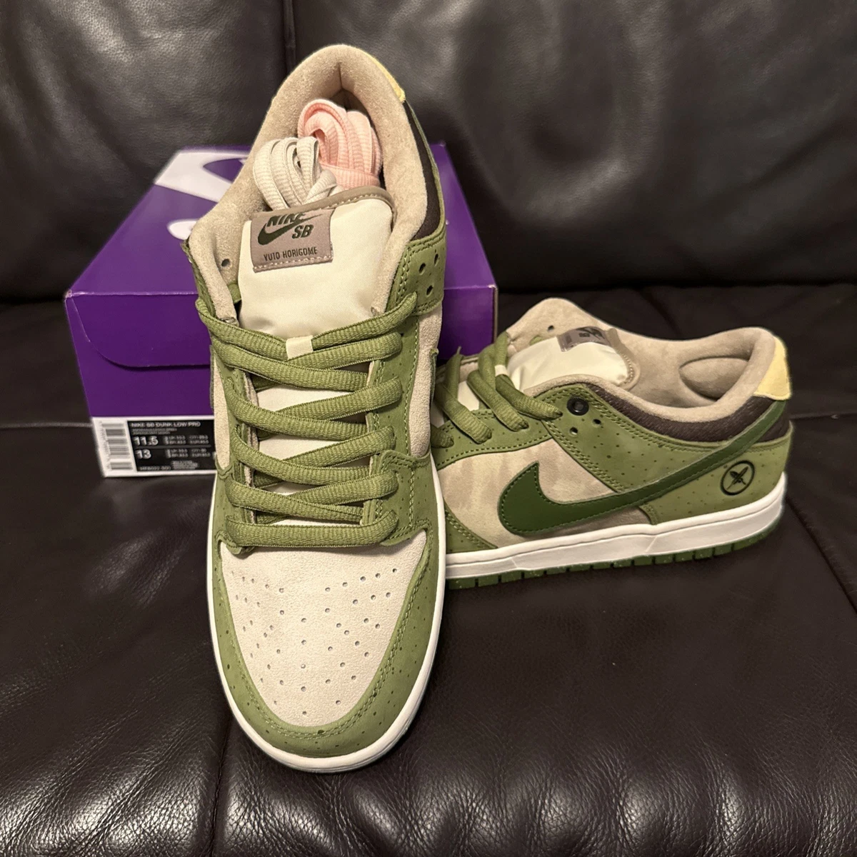 Nike SB Dunk Low x Yuto Horigome 'Matcha' Size 11.5 BRAND NEW