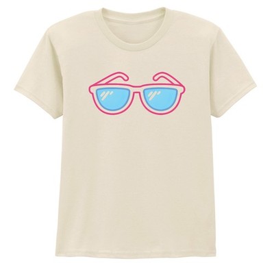 Rosa Sonnenbrille Sommer Strand Jungen Mädchen Kinder T-Shirt Sonnenbrille Sommer Geschenk