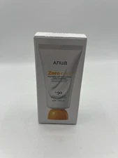 Anua Zero-Cast Moisturizing Finish Sunscreen,SPF 50, Glow Natural Sunscreen 50ml
