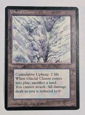 Glacial Chasm Ice Age - MTG VINTAGE | eBay