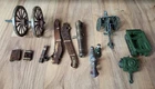 Vintage Metal Cannons Dinky Toys Tank Parts