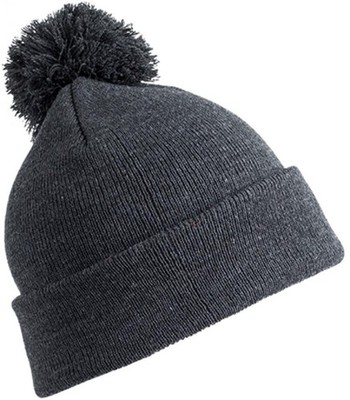 Damen Mütze Pom Pom Beanie - Maße: ca. 20 x 22 cm  | Result Winter Essentials