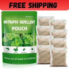 12 Pack Vamoose Natural Rodent Pest Control Repellent Pouch Peppermint Oil