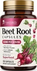 Beet Root Capsules Extra Strength 1300mg Beetroot Powder Extract