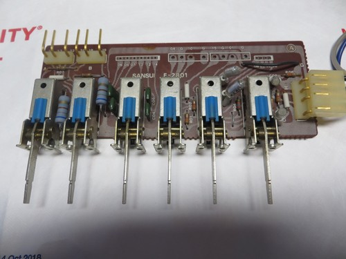 SANUI G9000/G901 G8000/G801 STEREO RECEIVER TONE SWITCH CIRCUIT BOARD#F2801