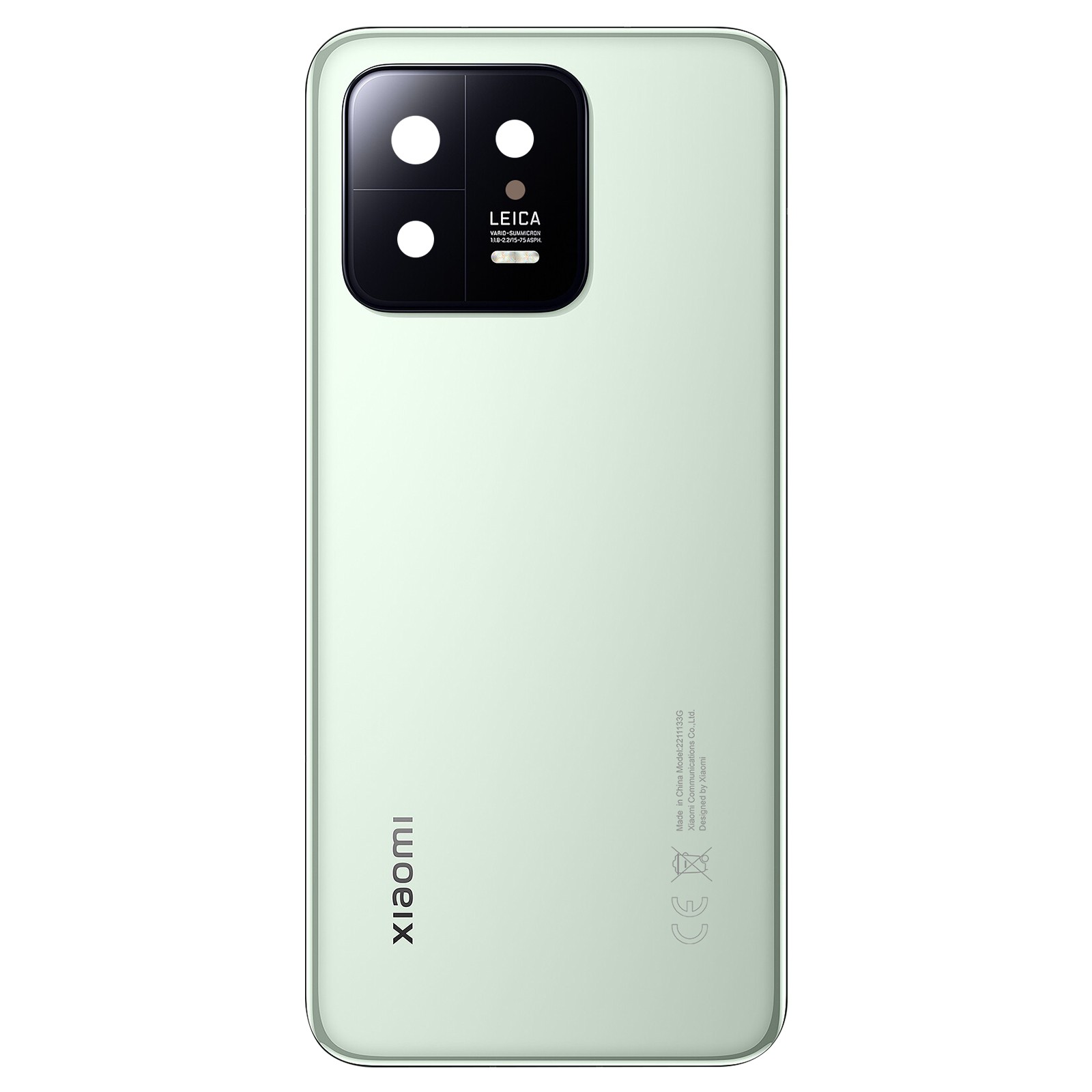 Vitre arrière Xiaomi 13 originale en verre minéral vert officiel