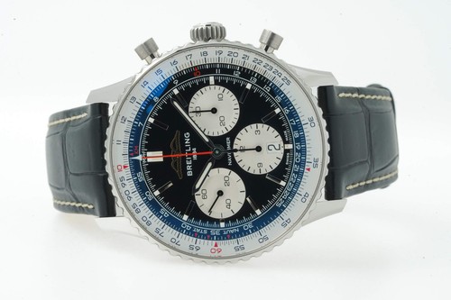 Breitling Navitimer B01 Chronograph AB0138211B1P1 AB0138 43mm Black Dial 09/2...