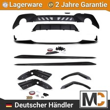 Spoiler-Diffusor-Seiten-Set Schwarz Glanz passend f�r den BMW 3er G20 G21 MSport