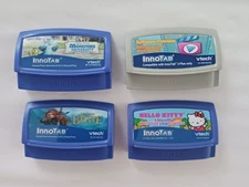 Vtech InnoTab Learning Games Cartridges Lot of 4 Hello Kitty Brave Monsters +