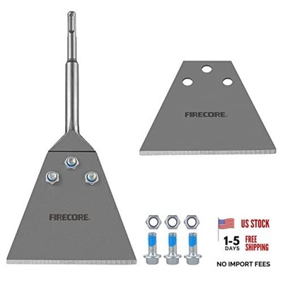 SDS Plus Floor Scraper Kit - 5''x11'' Tile Removal Kit