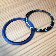 Black / Blue Watch Bezel Insert Fits Longines Hydroconquest 44mm L3.841.4.56.6