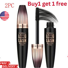 My Amazing Lashes 4D Silk Fiber Lash Mascara - Black, Volume & Length,Waterproof
