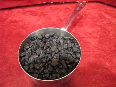 Miniature Train Coal | Scenery for O Scale and G Scale Railroads~ 1 CUP