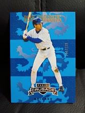 2025 Panini Crusade Gold Foil Blue /199 SSP Ryne Sandberg #128