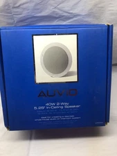 Auvio 40W 2-Way 5.25” in Ceiling Speaker 4000334 Flush Mount Open Box Fast Ship