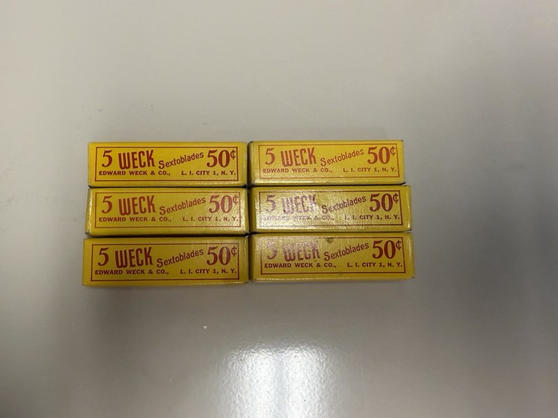 Lot Of 6 Weck Sextoblades ( 5 Per Package) New In Box