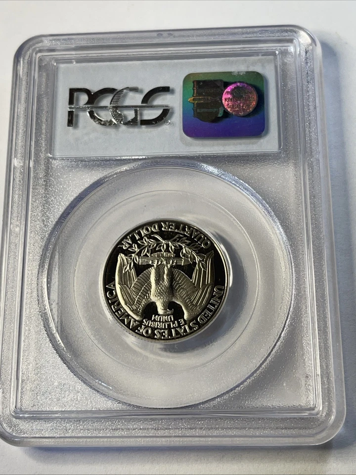 1996 S Silver Washington Quarter 25c PCGS PR69DCAM - Image 2 of 4