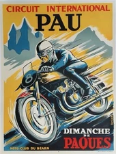 Affiche Poster Landes Béarn Pays Basque Aquitaine Pyrénées Pau