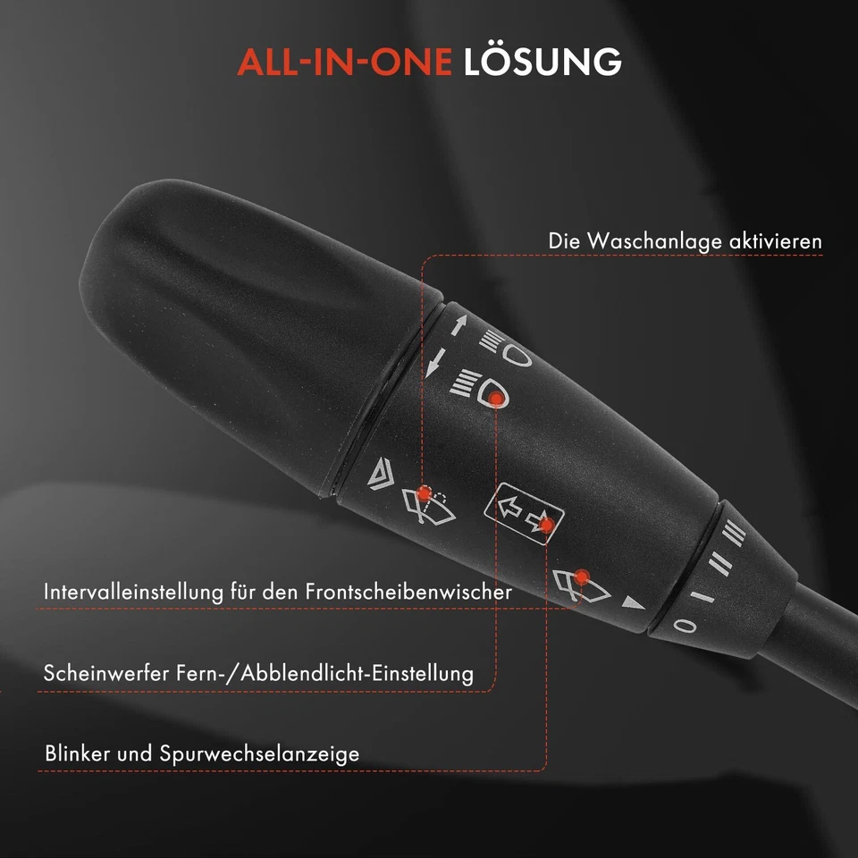 Columna Interruptor Del Limpiaparabrisas para MERCEDES-BENZ CLASE S W220 Coupé - Imagen 4 de 4