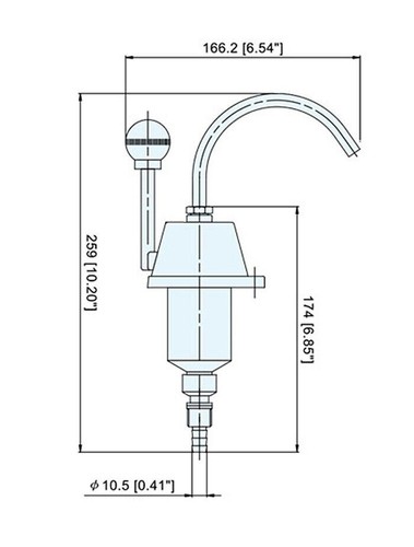 Grifo Manual con Bomba de Agua Mecánica Palanca Furgoneta Barco Camión AC 4x4 - Imagen 4 de 4
