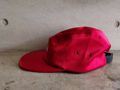 帽子 supreme boxlogo Camp Cap Supreme Satin Box Logo Camp Cap - Red | eBay