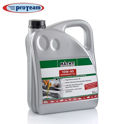 Mathy   5 L.10W -40 Performance VX1  Öl Turbooptimiert vom Vertragshändler !!