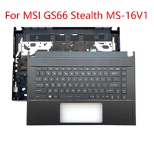 For MSI GS66 Stealth MS-16V1 15.6in  Backlit Keyboard Palmrest  3076V1C214