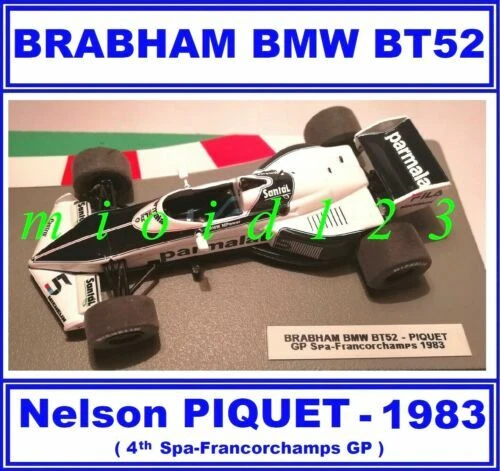 Modellini statici di auto da corsa Formula 1 brabham per BMW