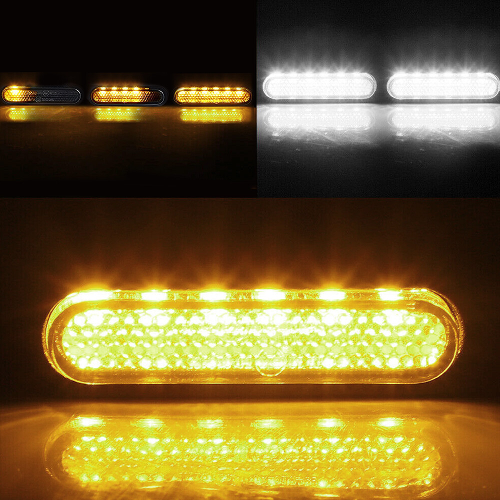「YAMAHA」電飾イルミ Motorcycle Mini LED Turn Signal Lights Amber Flowing