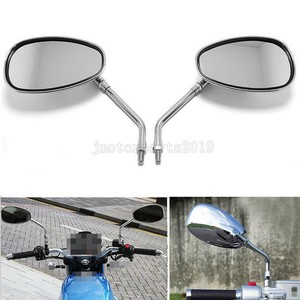Chrome Custom Rearview Side Mirrors 10mm For Suzuki Intruder 700 VS700 1400 1500 Chrome Custom Rearview Side Mirrors 10mm For Suzuki Intruder 700 VS700 1400 1500