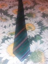 CRAVATTA UOMO NUOVA PURA SETA SILK SOIE TIE FANTASIA FIRMATE ''BASILE''