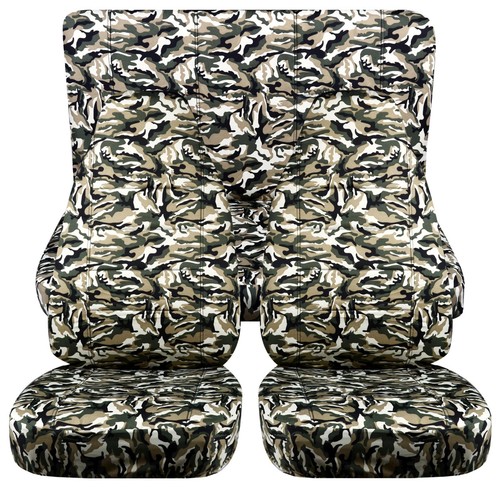 front + back camouflage design car seat covers fits jeep cherokee,choose color - Picture 76 of 147