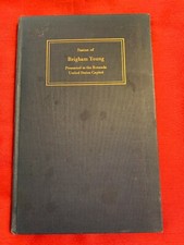 STATUE OF BRIGHAM YOUNG US Govt. Printing Office 1950 Hardcover LDS Mormon