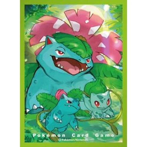 THE POKÉMON COMPANY 1 sleeve ⭐ Venusaur Ivysaur Bulbasaur ⭐ Pokémon Center Japan exclusive (2020)