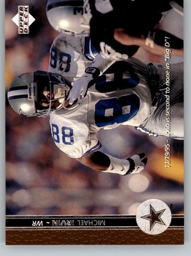 1996 Oberdeck #248 Michael Irvin Dallas Cowboys