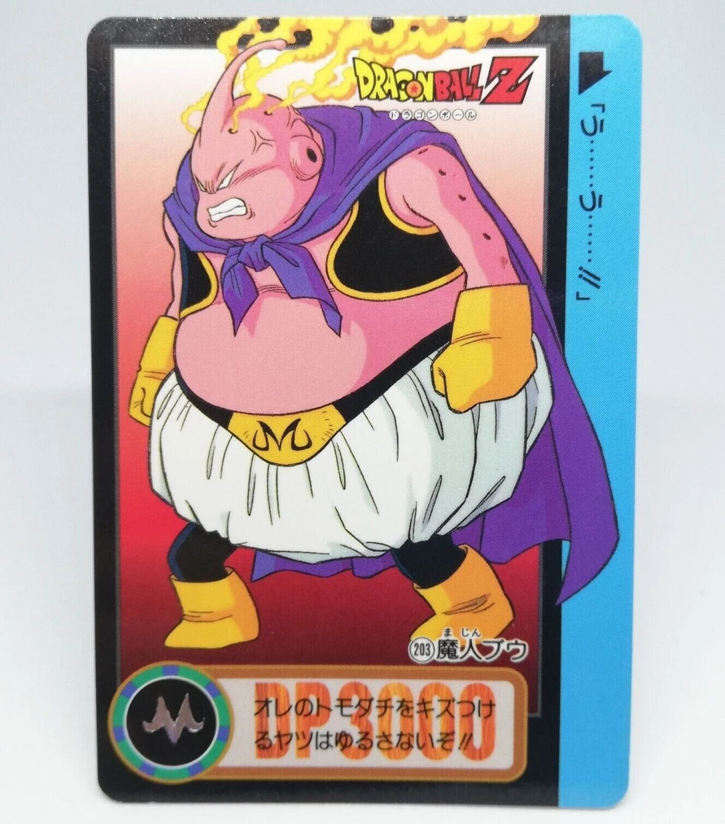 203 Majin Buu Doragon Ball Z Card DASS BANDAI JAPAN Animation JUMP magazine  | eBay