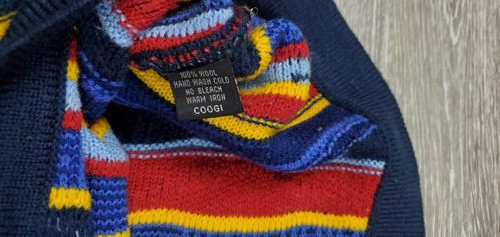 Vintage 90s COOGI SWEATER XXL short sleeve Authentic - Picture 6 of 13