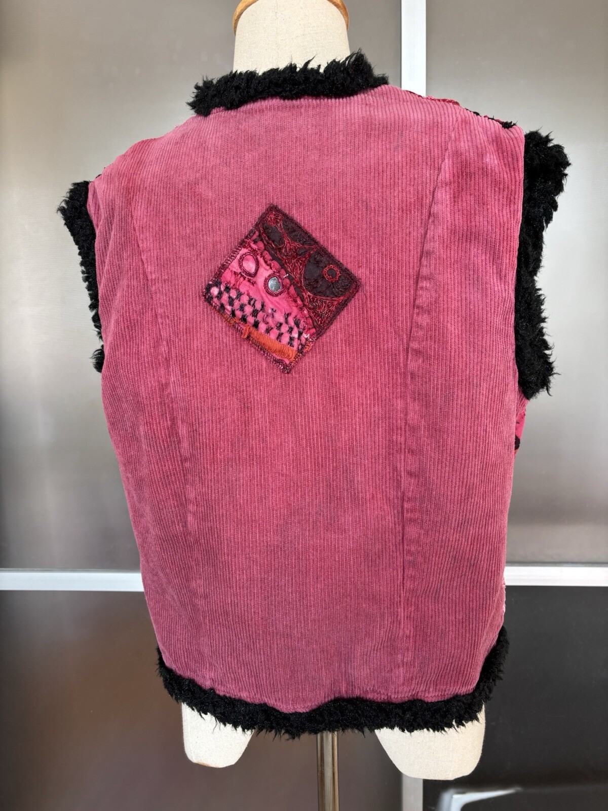 Indian Patchwork Embroidered Vest - image 6