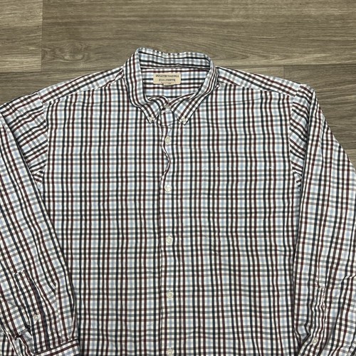 Duluth Trading Co ButtonUp Hemd Herren 2XL XXL kariert Baumwolle Cowboy Rodeo Western - Bild 2 von 8