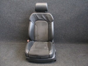 LEDER ALCANTARA Fahrersitz Audi Q7 4L Sportsitz Sitz Ausstattung SOUL Schwarz